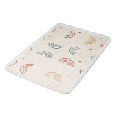 Tapis De Bain Motif sans couture d'arche de Boho Rainbow (Angle)