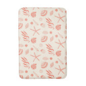 Tapis De Bain Motif sans joint avec coquillages (Devant (Vertical))