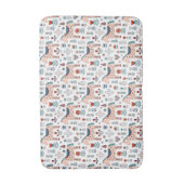 Tapis De Bain Motif scandinave d'art populaire de cheval (Devant (Vertical))