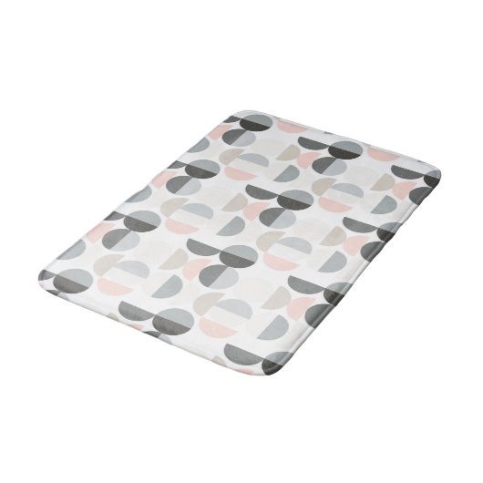 Tapis De Bain Motif scandinave de demi-cercle de style (Angle)