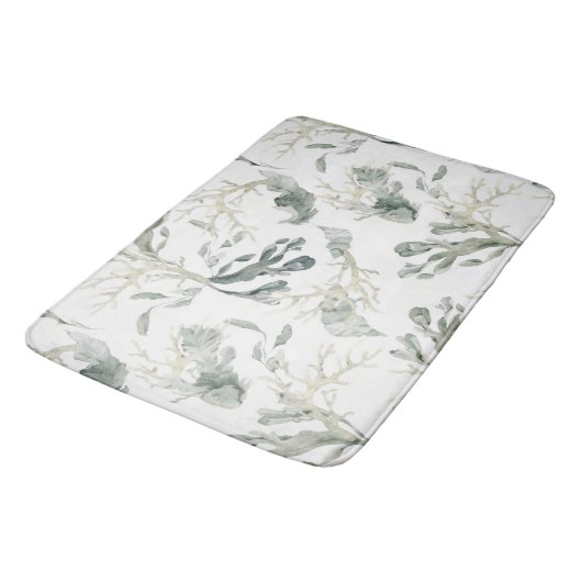 Tapis De Bain Motif Sea Greens (Angle)