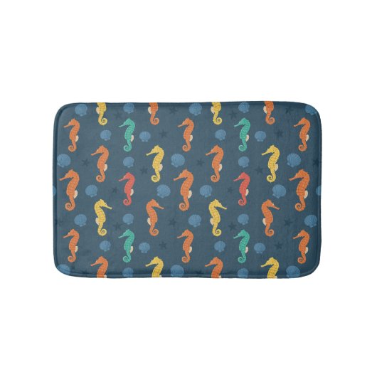 Tapis De Bain Motif Seahorse (Devant)