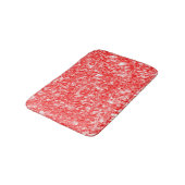 Tapis De Bain Motif simple Parties scintillant rouge (Angle)