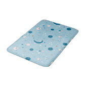 Tapis De Bain Motif Sky & Space bleu (Angle)