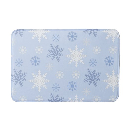 Tapis De Bain Motif Snowflake (Devant)