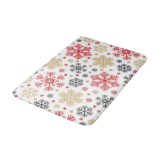 Tapis De Bain Motif Snowflake (Angle)