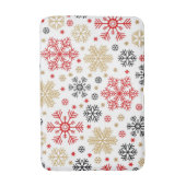 Tapis De Bain Motif Snowflake (Devant (Vertical))