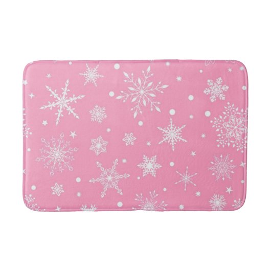 Tapis De Bain Motif Snowflake (Devant)