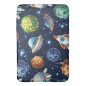 Tapis De Bain Motif spatial (devant Vertical)