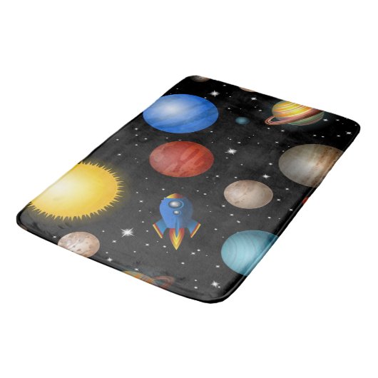 Tapis De Bain Motif spatial (Angle)