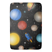 Tapis De Bain Motif spatial (devant Vertical)