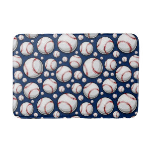 Tapis De Bain Motif sportif de baseball