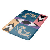 Tapis De Bain Motif Sud-Ouest Kokopellis (Angle)