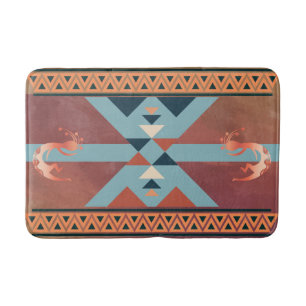 Tapis De Bain Motif sud-ouest Kokopellis Mat de bain