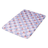 Tapis De Bain Motif Sweet Red Cherry (Angle)