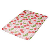 Tapis De Bain Motif Sweet Red Cherry (Angle)