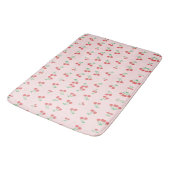 Tapis De Bain Motif Sweet Red Cherry (Angle)
