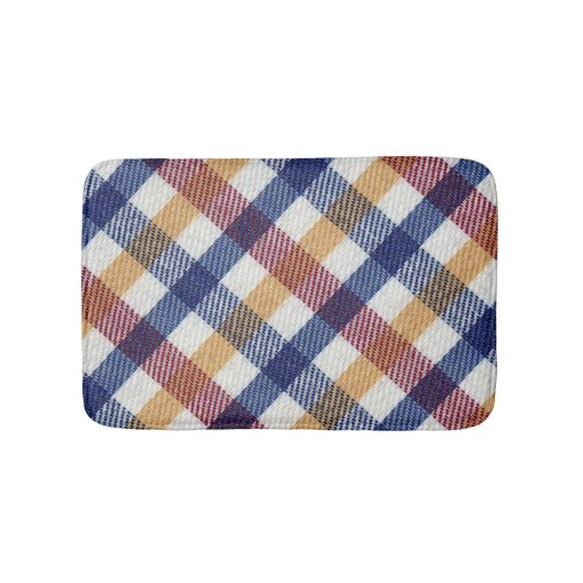 Tapis De Bain Motif Tartan multicolore (Devant)