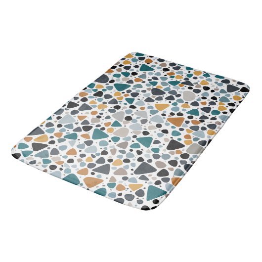 Tapis De Bain Motif Terrazzo (Angle)