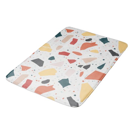 Tapis De Bain Motif Terrazzo (Angle)