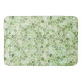 Tapis De Bain Motif Terrazzo Patchwork Pavé Vert Pâle (Devant)
