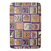 Tapis De Bain Motif timbre vintage Halloween (devant Vertical)
