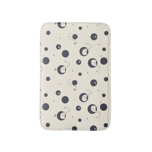 Tapis De Bain Motif timide d'éléphant (Devant (Vertical))