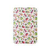 Tapis De Bain motif tiré par la main de fruits (Devant (Vertical))