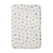 Tapis De Bain Motif triangle à main (Devant (Vertical))