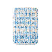 Tapis De Bain Motif triangle bleu (Devant (Vertical))