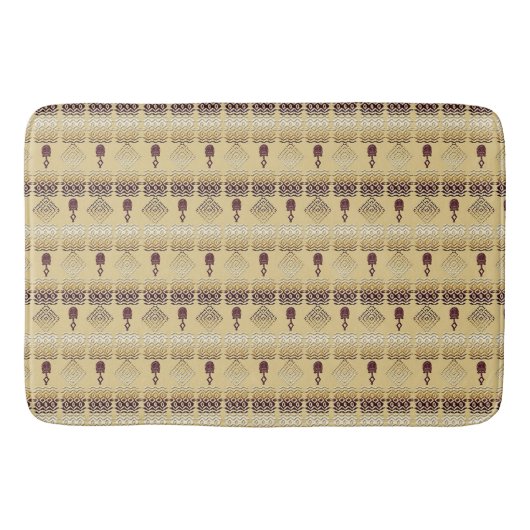 Tapis De Bain motif tribal africain ethnique (Devant)