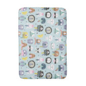 Tapis De Bain Motif tribal mignon de visage (Devant (Vertical))