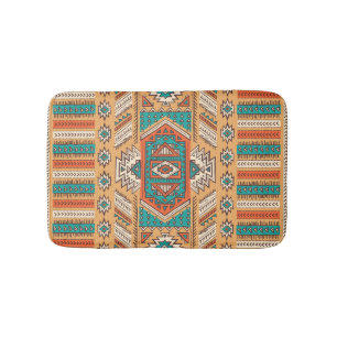 Tapis De Bain Motif tribale, parfait pour la décoration.