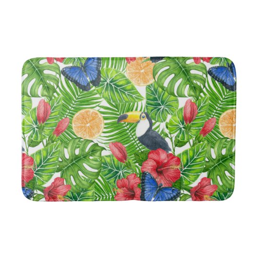 Tapis De Bain Motif tropical (Devant)