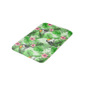 Tapis De Bain Motif tropical avec toucan (Angle)