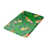 Tapis De Bain Motif tropical, colibris (Angle)