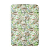 Tapis De Bain Motif tropical de paresse d'aquarelle (Devant (Vertical))