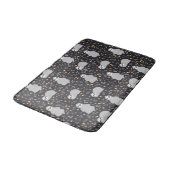 Tapis De Bain Motif tropical de paresse de bébé (Angle)