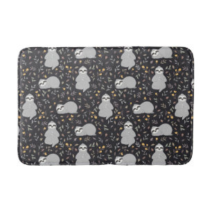 Tapis De Bain Motif tropical de paresse de bébé