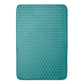 Tapis De Bain Motif Turquoise moderne du milieu du siècle (devant Vertical)