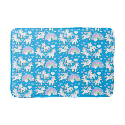 Tapis De Bain Motif Unicorn mignon (Devant)