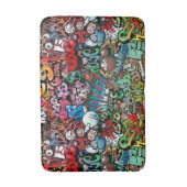 Tapis De Bain Motif urbain de caractères de graffiti d'art de (Devant (Vertical))