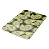 Tapis De Bain Motif Vegan Avocado frais et gourmand (Angle)