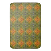 Tapis De Bain Motif vert avec orange (devant Vertical)