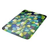 Tapis De Bain Motif vert contemporain (Angle)
