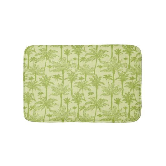 Tapis De Bain Motif vert de palmiers (Devant)