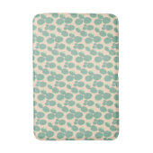 Tapis De Bain Motif vert et rose de cactus (Devant (Vertical))