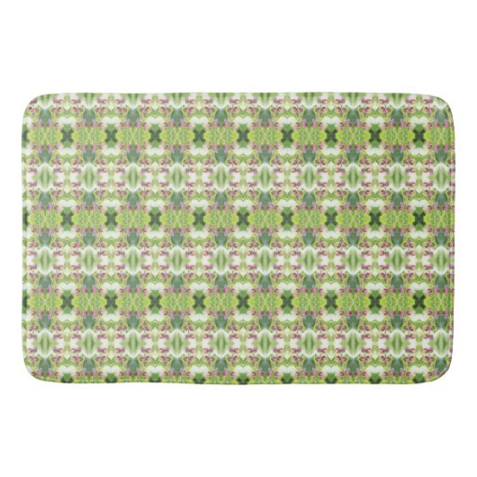 Tapis De Bain Motif vert foncé et clair (Devant)