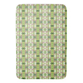 Tapis De Bain Motif vert foncé et clair (devant Vertical)
