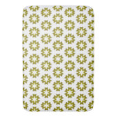 Tapis De Bain Motif Vert Olive (devant Vertical)